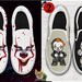 Custom Horror Slip On Shoes, Gift For Halloween Birthday Shoes 