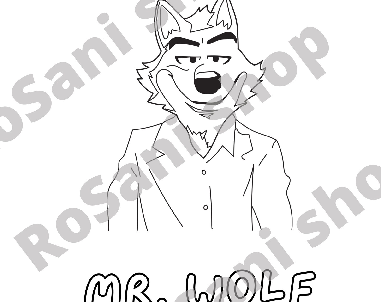 The Bad Guys Coloring Pages / the Bad Guys Birthday / the Bad | Etsy