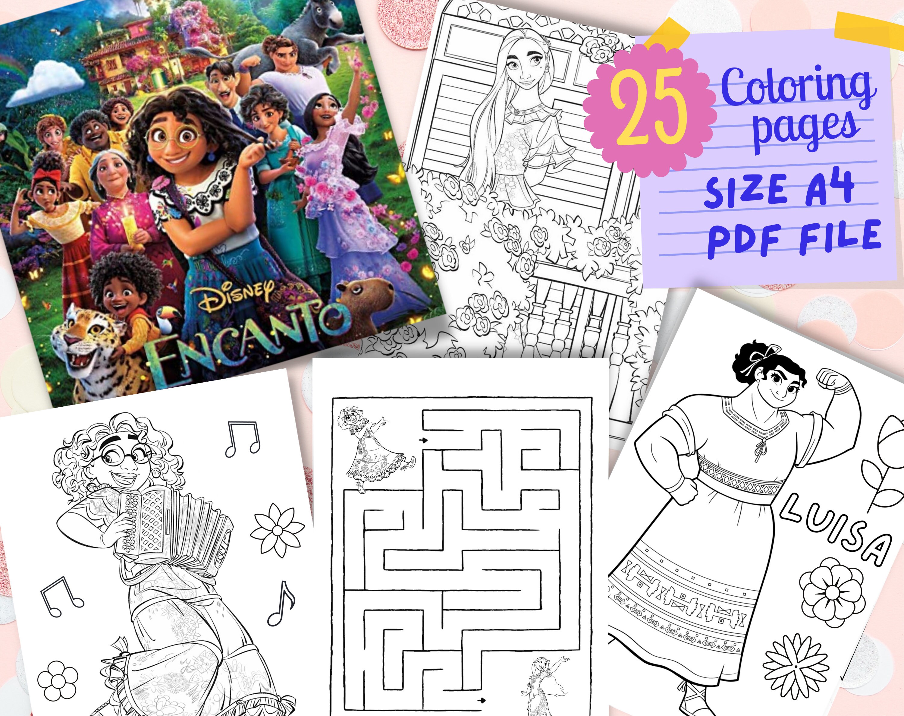  Collections Coloring Pages Disney Encanto  HD