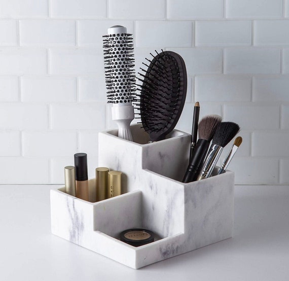 Matte-marble 4 COMPARTMENT Makeup Brush Holder/ Makeup - Etsy Matte-marble 4 COMPARTMENT Makeup Brush Holder/ Makeup - Etsy