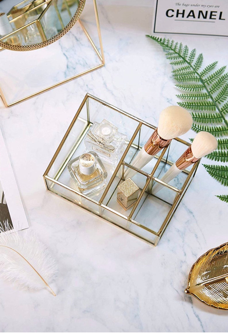 Glass Gold Makeup Brush Etsy