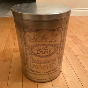 DIY Personalized Dog Food Container (Start with a Galvanized Steel Can!)