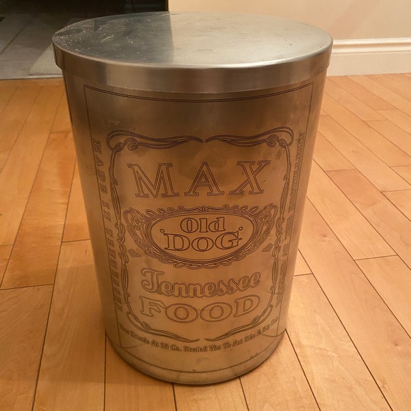 Custom Metal Pet food container