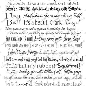 Christmas Vacation Quotes PNG