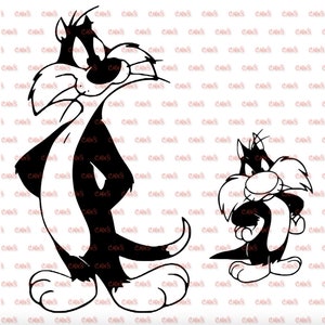 Sylvester en zoon SVG, PNG, JPG