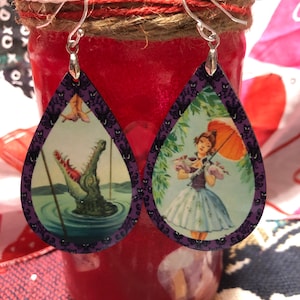 HM Tightrope Walker Mistress Gracey 1.5 inch Earrings