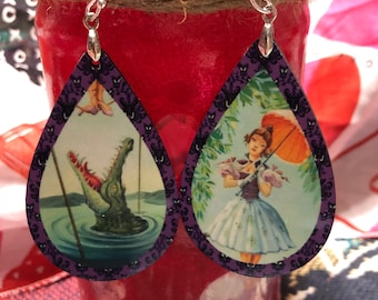 HM Tightrope Walker Mistress Gracey 1.5 inch Earrings