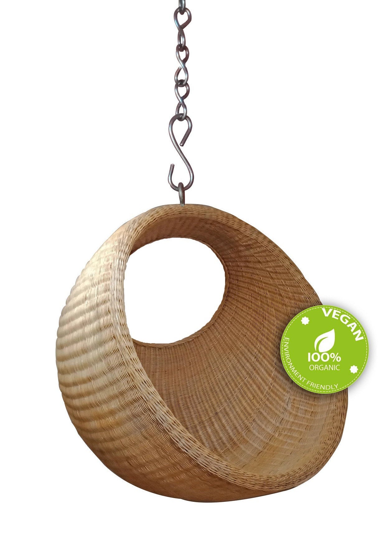 Birds Nest Flying Chair. 100natural. Wicker Rattan Hanging Etsy