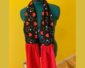 Stethoscope Kitchen Scarf | Kitchen Boa | Kitchen Towel | Towel Scarf | Dish Towel | Bakers Boa | Housewarming Gift