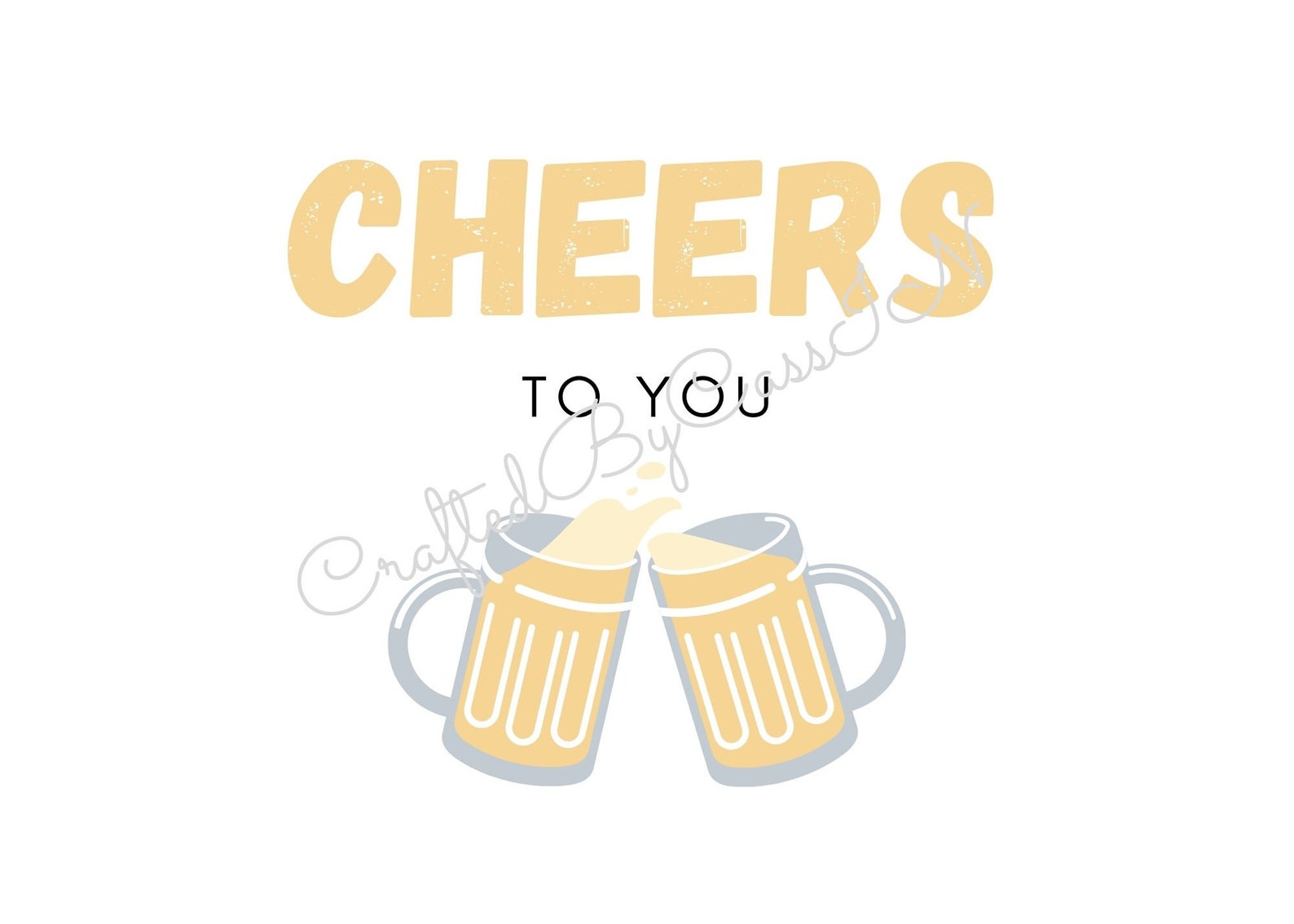 Cheers To You Card Etsy