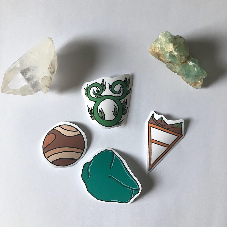 Taurus edition Zodiac Vinyl Sticker Pack