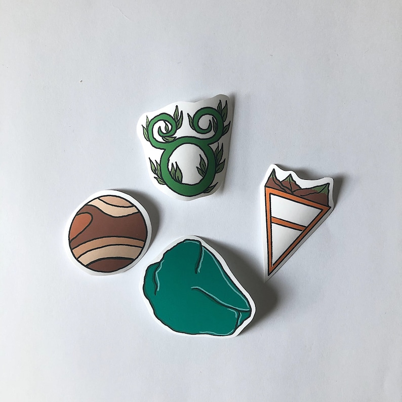 Taurus edition Zodiac Vinyl Sticker Pack