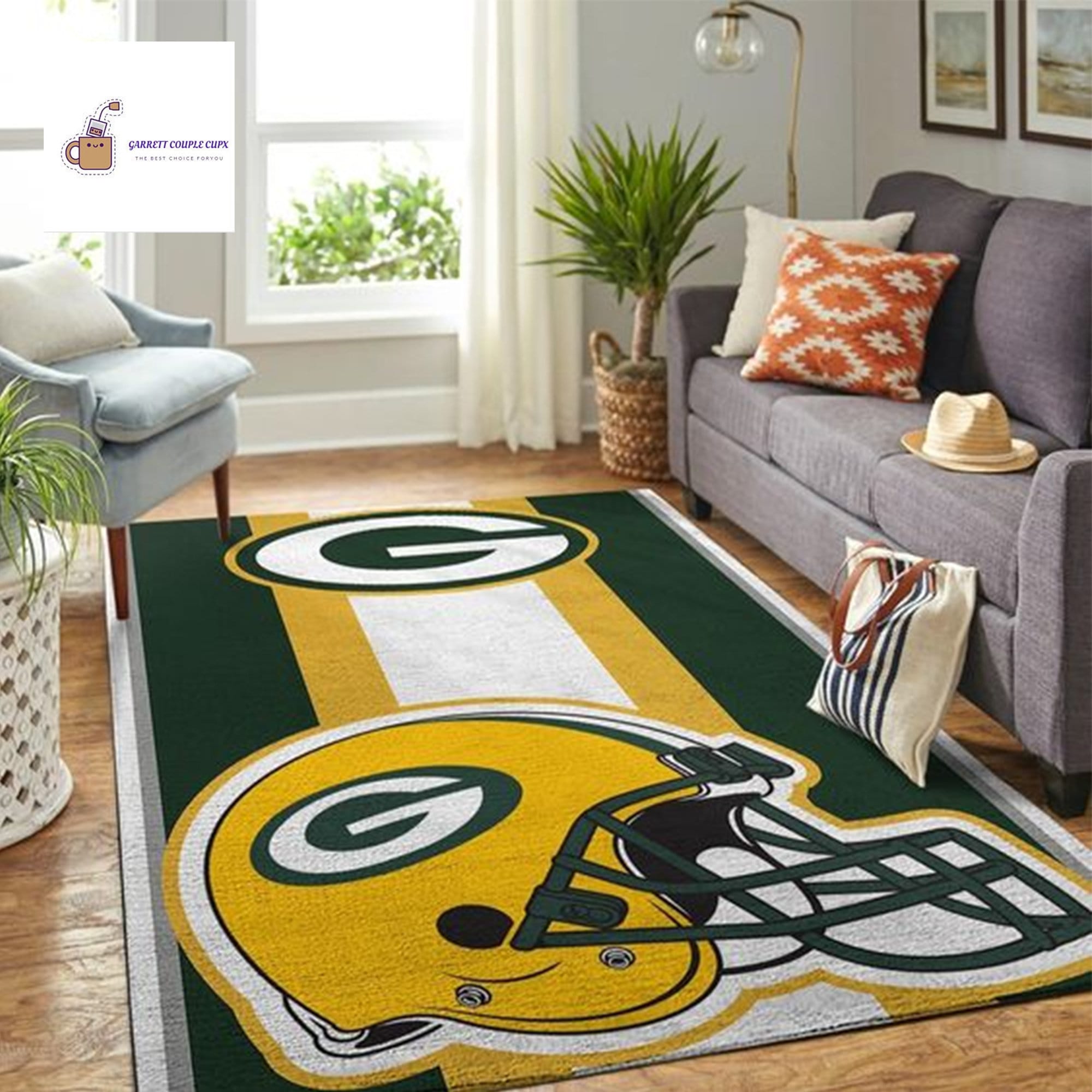 Green Bay Packers NFL Football Rug Green Bay area rug home Etsy