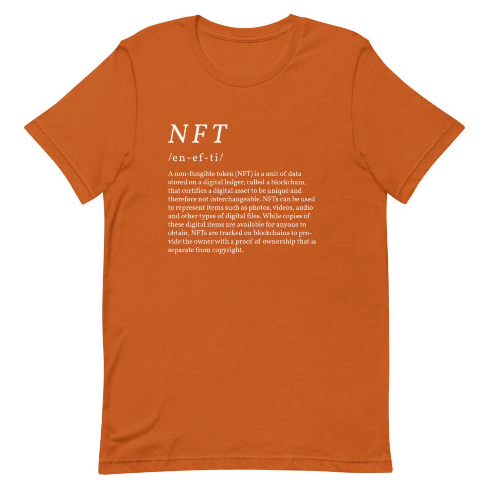 NFT Shirt Etsy