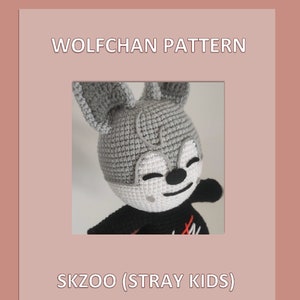 WOLFCHAN SKZOO Amigurumi Crochet Pattern - PDF File - Spanish and English