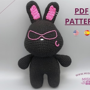 MYTH Rabbit PDF Pattern English & Spanish, Ateez Plushie