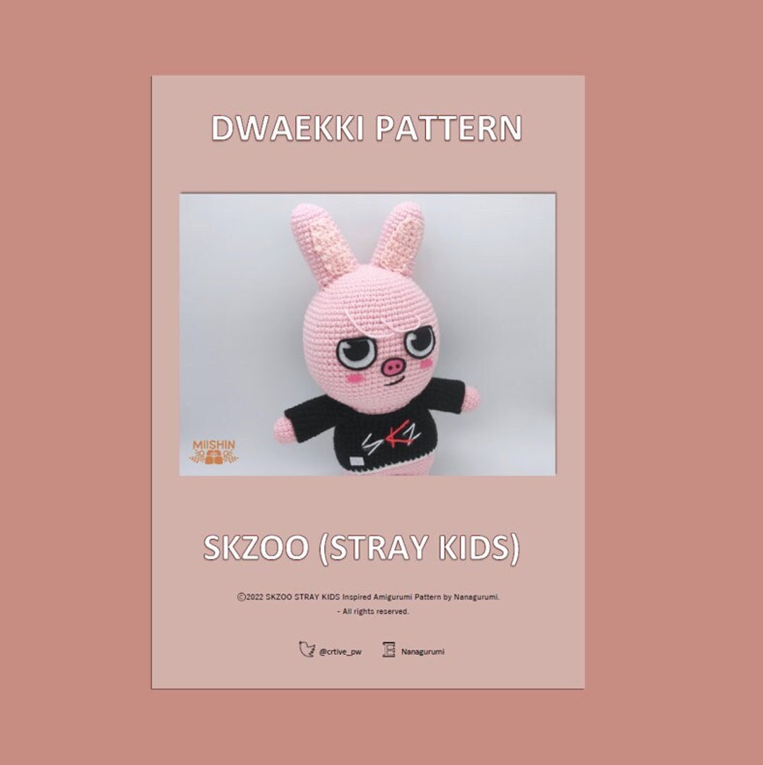 DWAEKKI SKZOO Amigurumi Crochet Pattern - PDF File - Spanish and