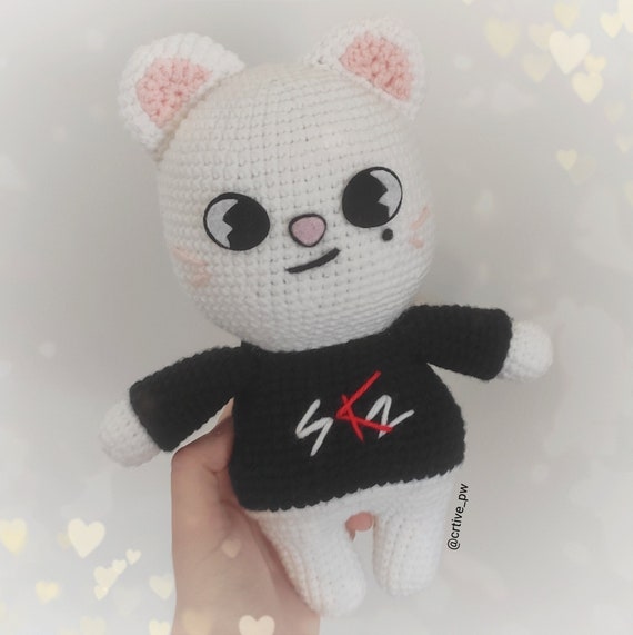 SKZOO JINIRET Stray Kids Plushie FREEBIE, Hyunjin Fanart, Kpop Merch 