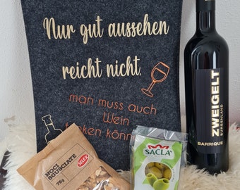 Geschenktasche aus Filz