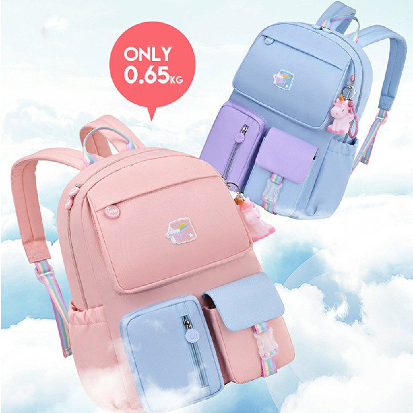 Water Resistant School Bags for Girls Primary School Backpack Etsy UK