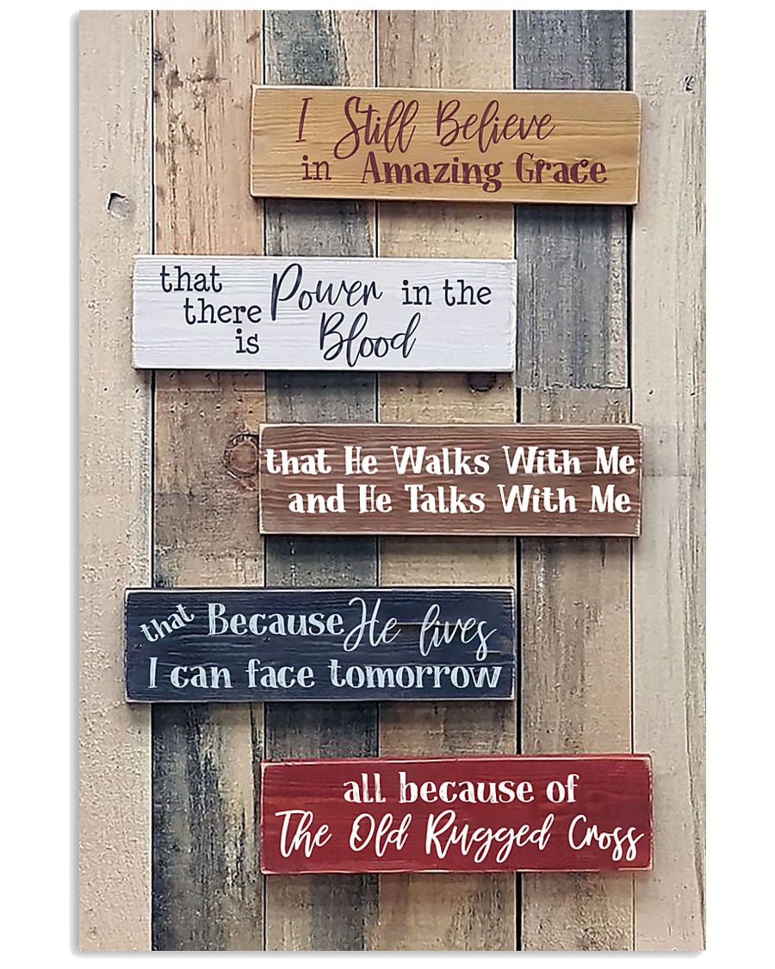 I Still Believe In Amazing Grace Canvas Wall Art Hang Print Etsy