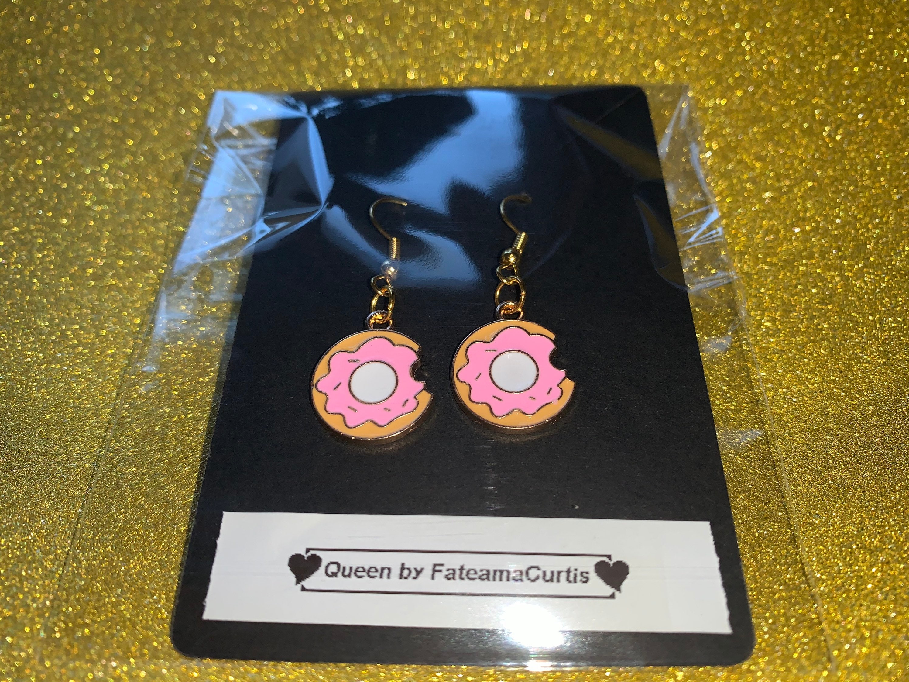 Donut Earrings Etsy