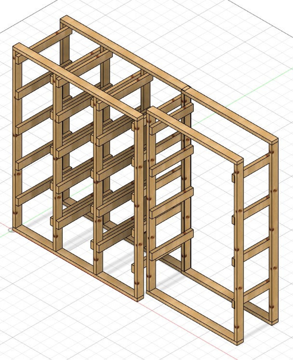 Tote Storage: 27 Gal and 55 Gal Plan With 5x10 Bin Rack Plan - Etsy