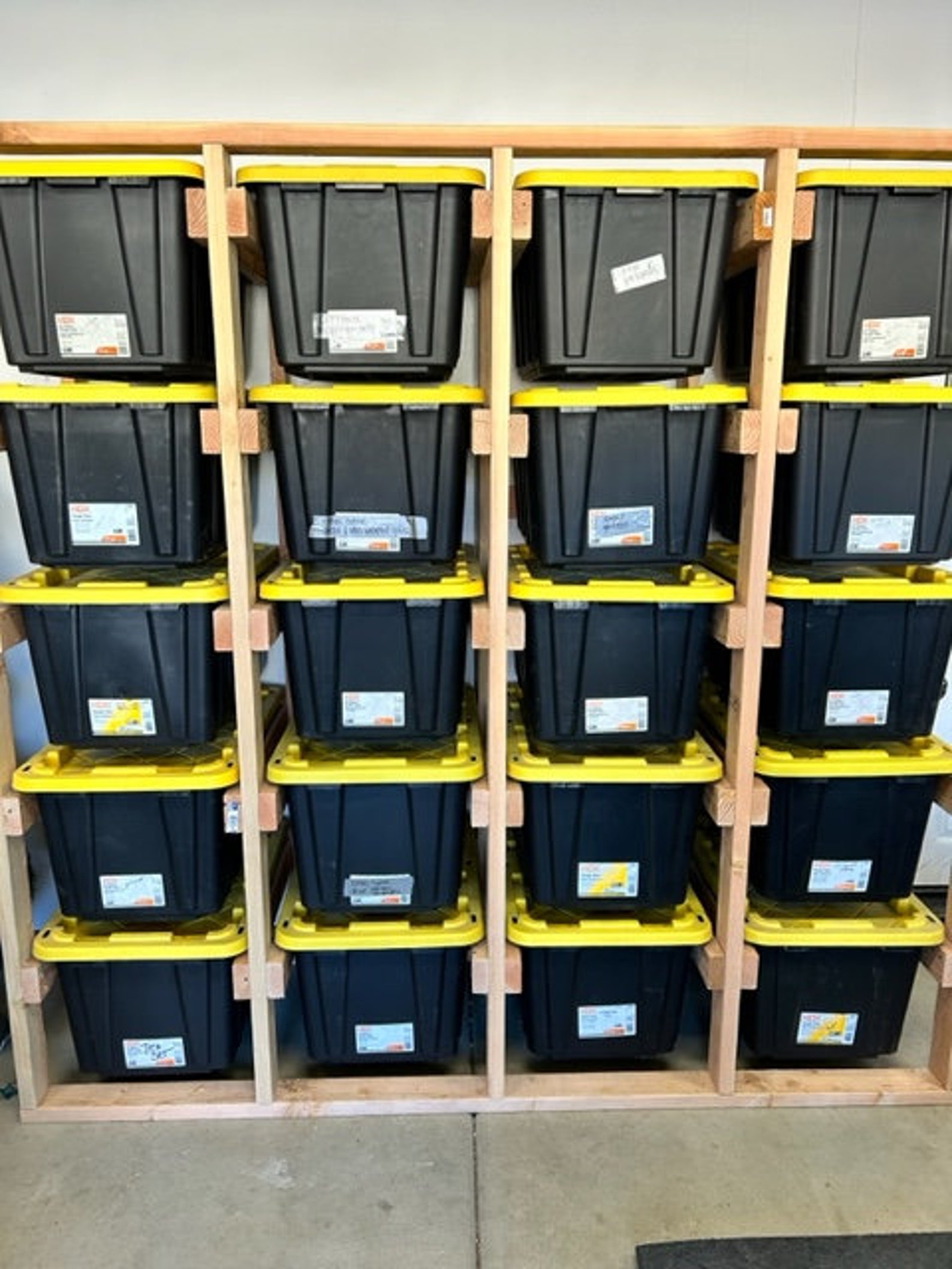 Tote Storage Rack Plans 27 Gallon and 55 Gallon HDX Tote Plans Etsy Tote Storage Rack Plans 27 Gallon and 55 Gallon HDX Tote Plans Etsy