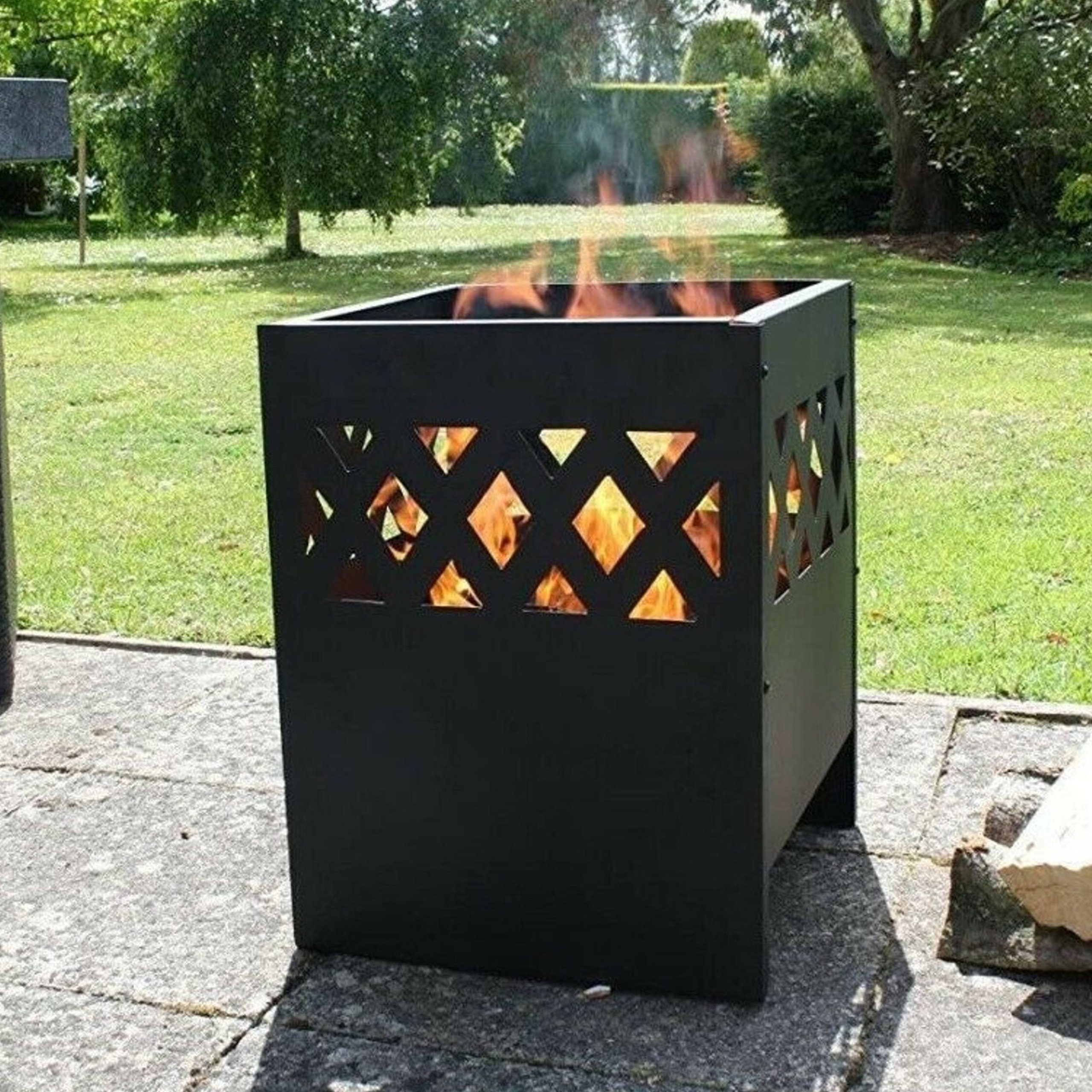Garden Fire Pit / Fire Pits /Log Burner / Outdoor Patio Heater Etsy