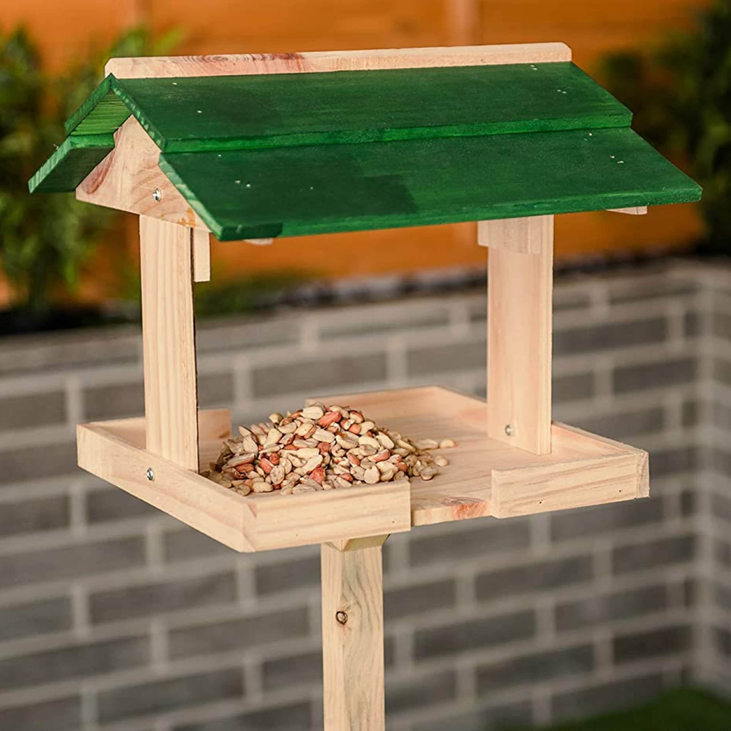 Wooden Bird Table Garden Birds Feeder Feeding Station Bird Etsy