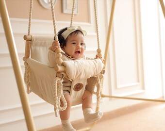 baby canvas swing chair