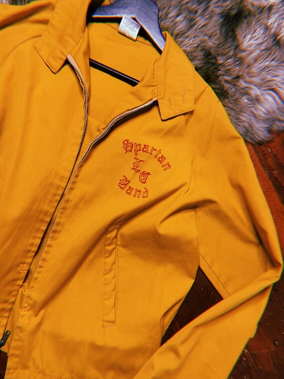 Mustard Vintage Bomber Jacket Spartan LD Bomber s… - image 1