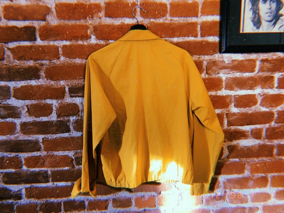 Mustard Vintage Bomber Jacket Spartan LD Bomber s… - image 3