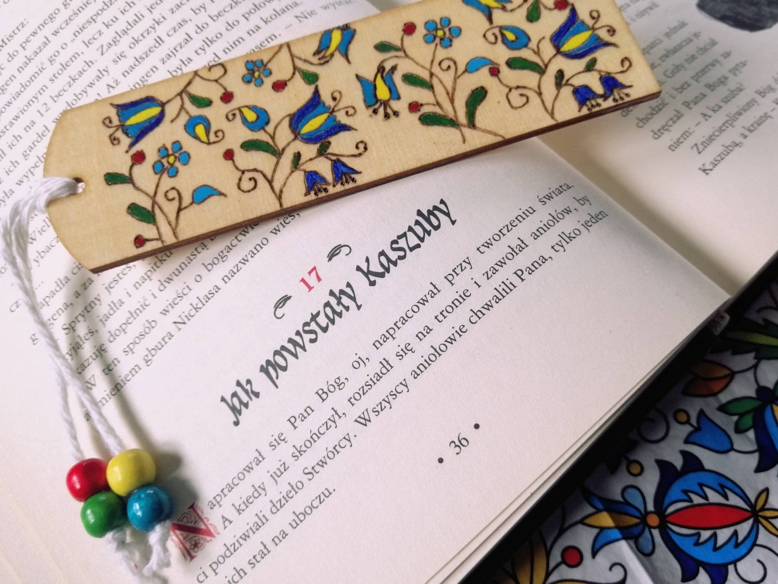 Ręcznie Robiona Zakładka Do Książki Ręcznie robiona drewniana zakładka do książki z motywem | Etsy