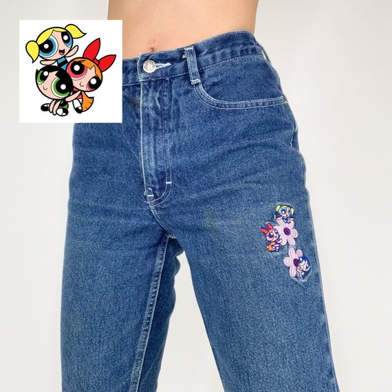 Y2K Powerpuff Girls Flare Jeans