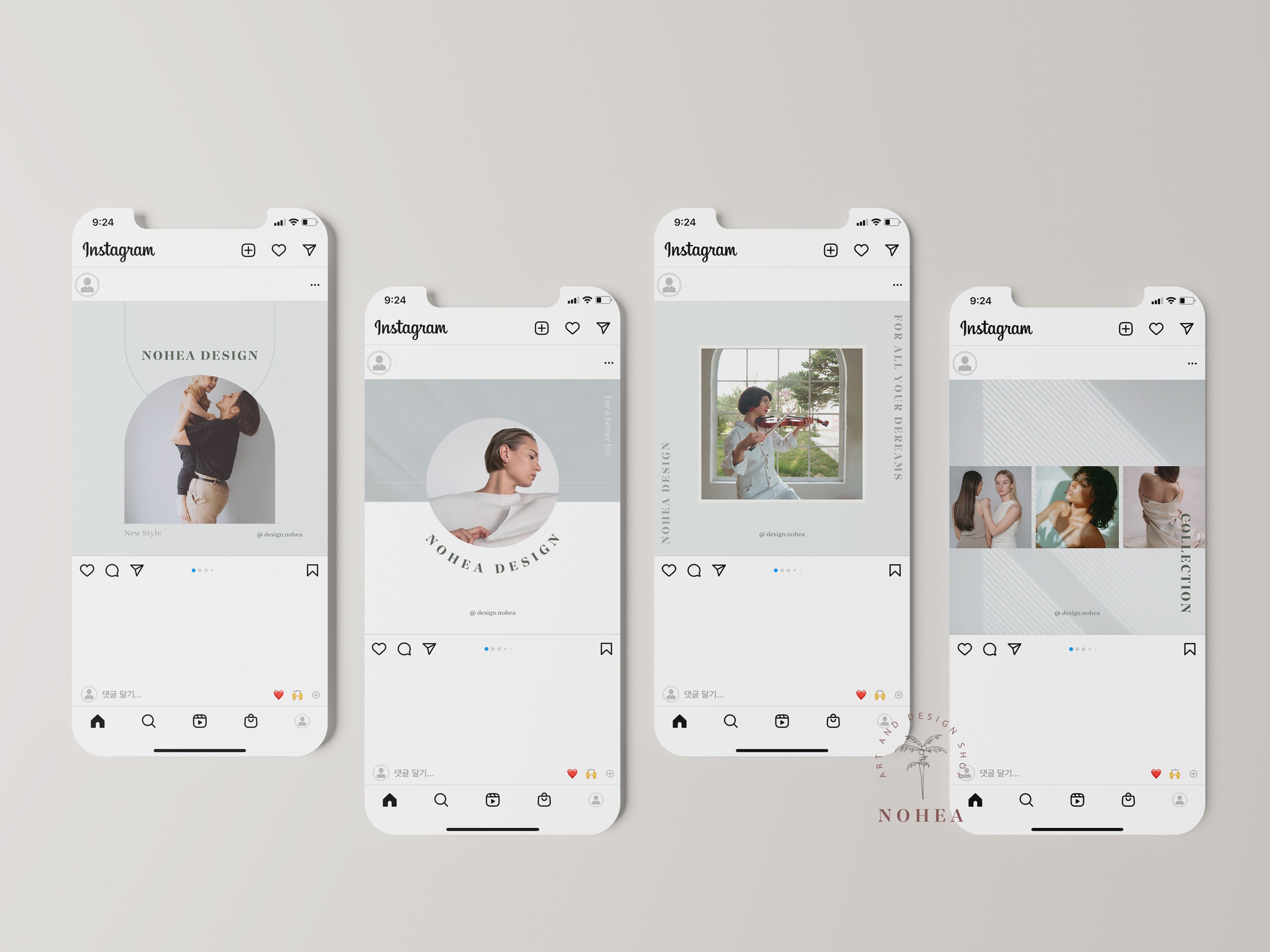 Editable Modern Fashion Boutique Instagram Post Templates Etsy