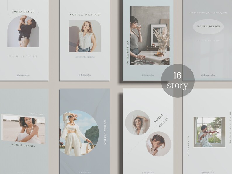 Editable Modern Fashion Boutique Instagram Post Templates Etsy