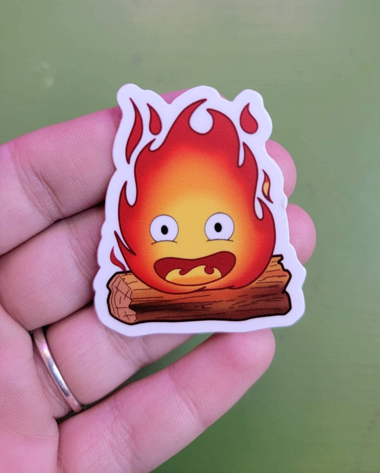 Calcifer from Studio Ghibli's Howl's Moving Castle Sticker