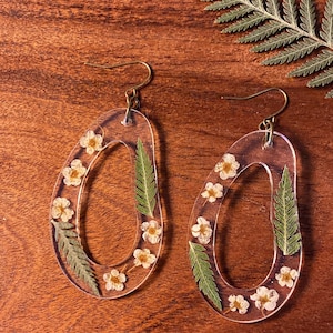 Nature Drops, Flower Earrings, Nature Earrings, Nature Inspired