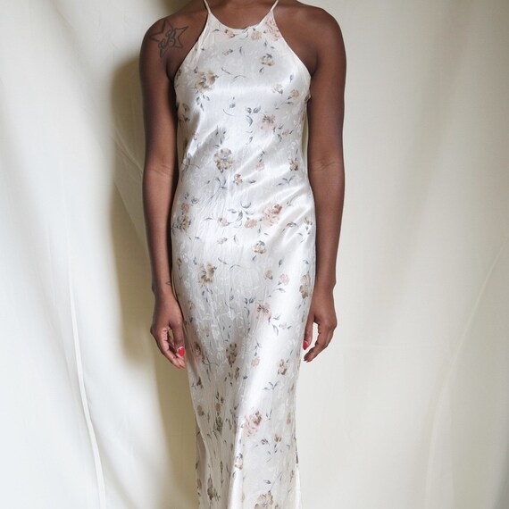 Vintage Floral Slip Dress