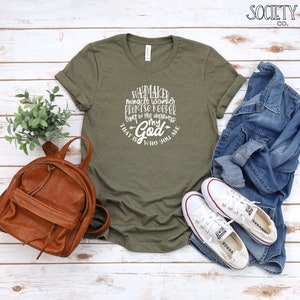 My God Shirt | That Is Who You Are Tshirt | Christian Tee | Waymaker | Miracle Worker | Promise Keeper | Fight In The Darkness