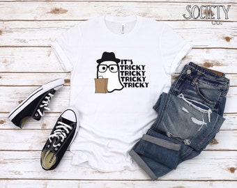 It’s Tricky Tricky Tricky Shirt | Funny Halloween Shirt | Run DMC T-shirt | Sarcastic Halloween Tee | Hip Hop Lyrics | 80’s Music | Costume