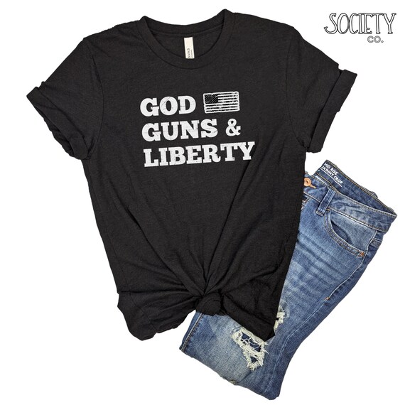 God, Guns, And Trump 2nd Amendment Pride T-Shirt God, Guns, And Trump 2nd Amendment Pride T-Shirt