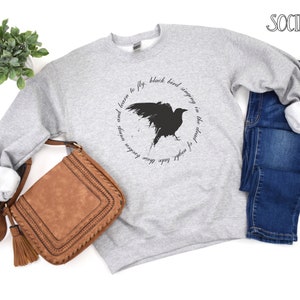 Blackbird Beatles Lyric Shirt / Blackbird singing in the Dead of Night T-shirt / Beatles Tee / Music Fan / Inspirational /Song Lyrics / Boho