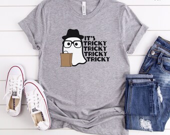It’s Tricky Tricky Tricky Shirt | Funny Halloween Shirt | Run DMC T-shirt | Sarcastic Halloween Tee | Hip Hop Lyrics | 80’s Music | Costume