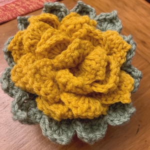 Sunflower Crochet Coasters/ Decor