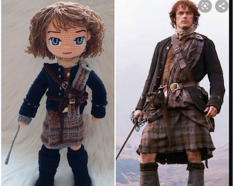 Muñeca similar, muñeca Mini Me, muñeca retrato, regalo personalizado, muñeca amigurumi hecha a mano, el mejor regalo de Navidad, muñeca de crochet de foto