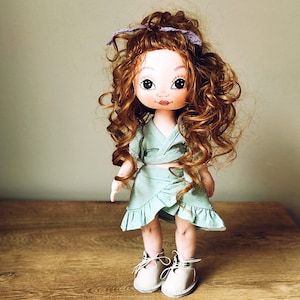 Personalized Doll from Photo,Little Doll,Textile Custom Rag Doll, Mini Me Doll,  Custom Soft Doll, Portrait doll, Mother&#39;s Day Gift,Playmate