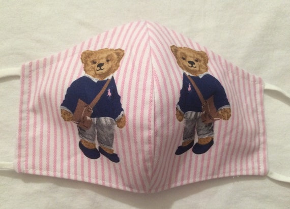 Polo Ralph Lauren Adult Bear Mask Pink 