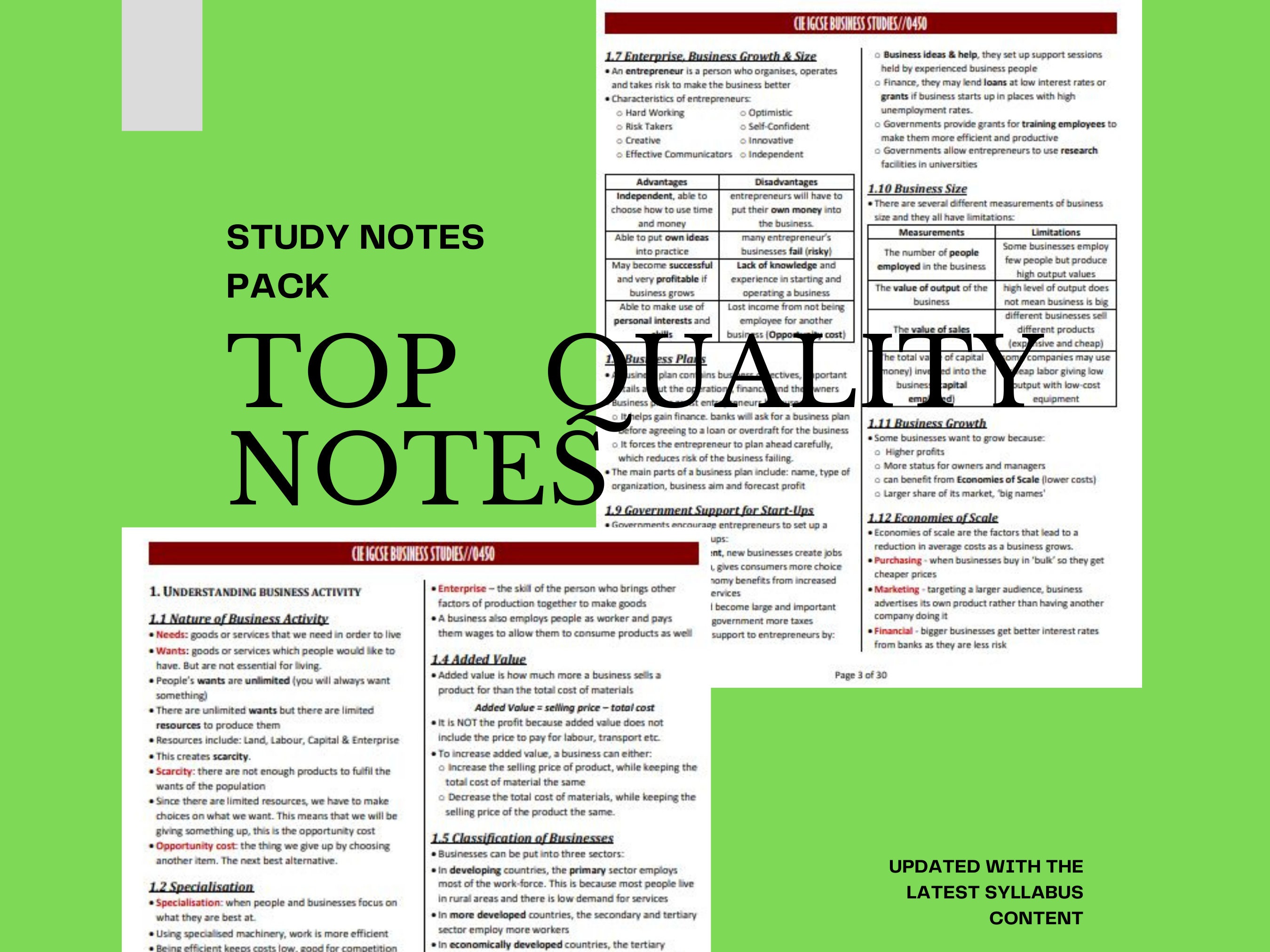 igcse business studies revision notes igcse business studies revision notes
